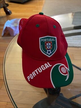 Portugal Red & Green Soccer Cap